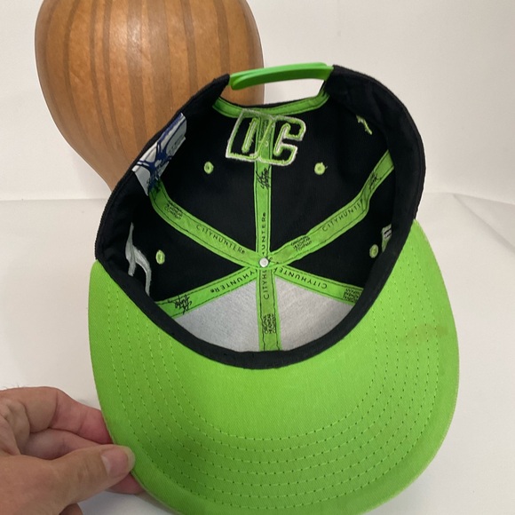 Washington DC Hat Cap Snap Back City Hunter Ultimate Headwear Black Green NWTs - Picture 11 of 15